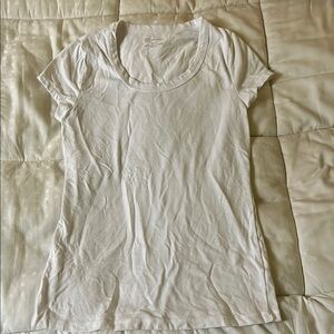 No Boundaries White Fitted Short Sleeve Tee